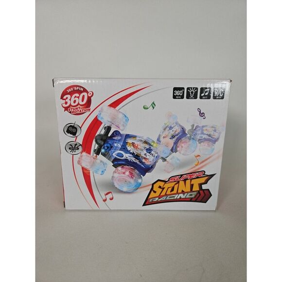 Double Sided‎ Roll Stunt Remote Control High Speed Racing RC Car - Blue - Picture 1 of 9